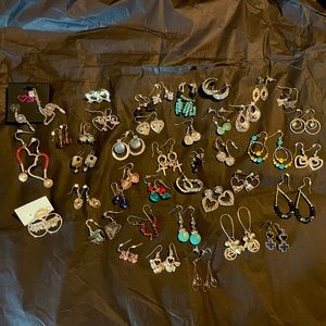 Huge Lot of 41 pairs of Earrings